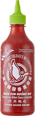Obrázek produktu pro Flying Goose Sriracha Chilli omáčka s citronovou trávou pálivá 455ml