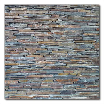 Produktbild von Wallario selbstklebende Möbelfolie/ Tischdecke für Innen und Außen, Größe: 60 x 60 cm - Natursteinmauer in grau braun