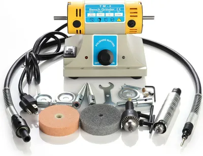 Obrázek produktu pro Topchances Lešticí stroj, 220V 350 W Elektrická bruska Lešticí stroj Mini Multifunkční lešticí mlýn pro šperky Zubní soustruh Motor EU Plug