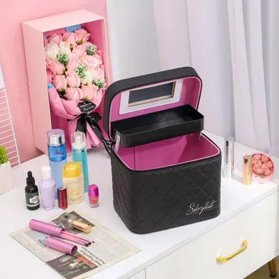 Produktbild von Sibryllati Makeuptasche Vanity, Farbe:Schwarz