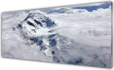 Produktbild von Acrylglasbilder 125x50 Wandbild Druck Gebirge Nebel Landschaft