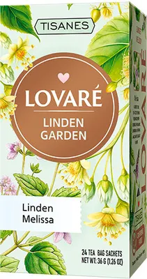 Produktbild von LOVARÉ Linden Garden 36g (24 Portionsbeutel, Kräutertee)