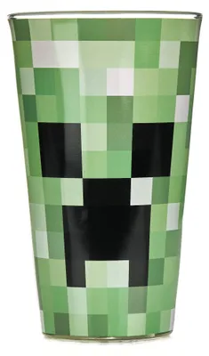 Minecraft Creeper Trinkglas 450 ml – Pixeloptik