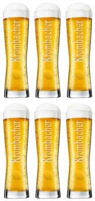 Zdjęcie produktu dla Szklanki do piwa Krombacher Star Cup 250 ml – 6 sztuk