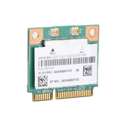 Obrázek produktu pro WLAN modul Mini PCIE 2,4/5,0 GHz Bluetooth 4.0 AWCB161H 433 Mb/s 802.11a/B g/n/ac RTL8821AE