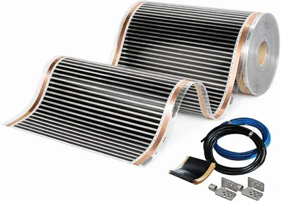 Image de Film chauffant électrique – Chauffage infrarouge pour sol, mur ou plafond, 150 W/m², largeur de 50 cm, sans entretien [A+++]