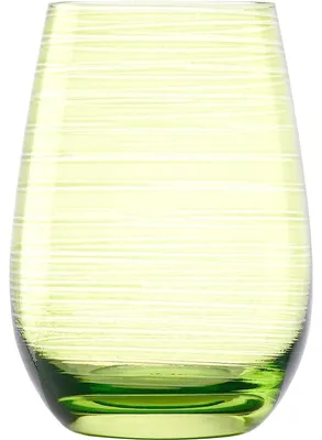 Obrázek produktu pro Sada Stölzle Lausitz, 6 kusů, multifunkční sklenice TWISTER, zelená, 352 00 12, TW006 | EAN 4012632212290