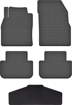 Produktbild von Gummi Fußmatten Set Für: Volvo  Xc90 Ii (2015-) Gummimatten Schwarz