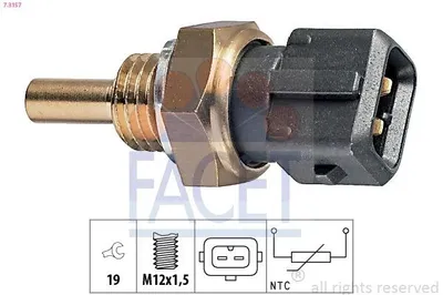 Produktbild von FACET Kühlmitteltemperatursensor 7.3157 für FIAT PUNTO (176)