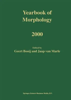 Produktbild von Yearbook of Morphology 2000