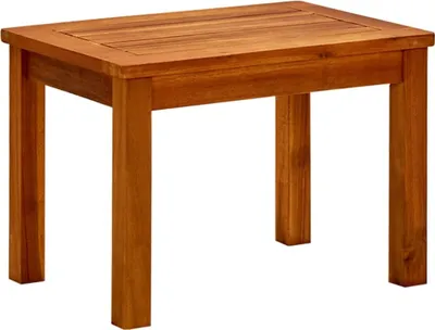 A wooden table on a white background.