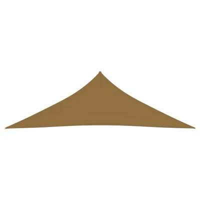Produktbild von The Living Store Sonnensegel 160 g/m² Taupe 3,5x3,5x4,9 m HDPE