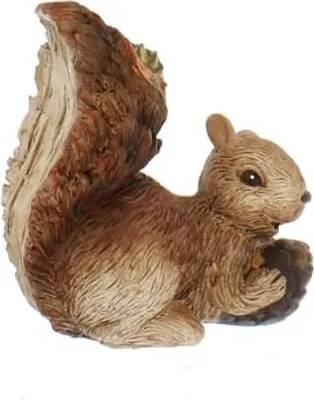 Obrázok produktu pre Deko Eichhörnchen - aus Polyresin - ca. 10,5 x 5,5 x 11 cm