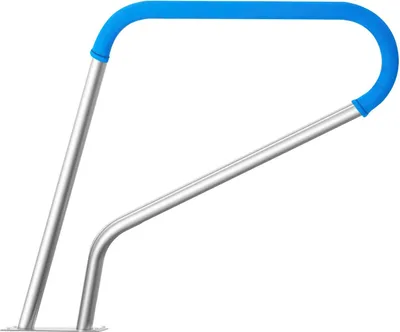 Zdjęcie produktu dla Poręcz do basenu 81x99cm stal nierdzewna z podstawą antypoślizgowa do SPA