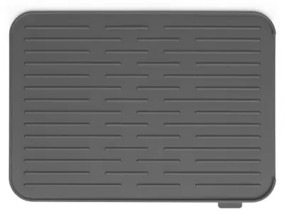 Immagine prodotto di BRABANTIA – Tappetino Scolapiatti in Silicone SinkSide – Dark Grey – Antiscivolo & Lavabile
