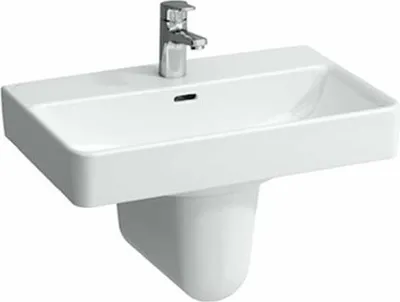 Zdjęcie produktu dla Laufen Pro S - Umywalka kompaktowa, 600x380 mm, bez otworu na baterię, z LCC, biała H8189594001091