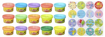 Obrázok produktu pre Play-Doh Party cesto s nálepkami