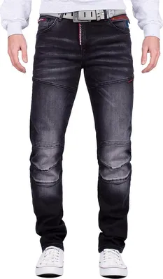 Produktbild von Cipo & Baxx Herren Jeans CD699 Schwarz W31/L34
