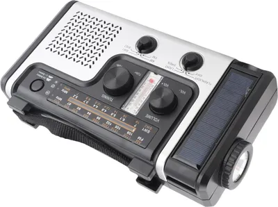 Obrázok produktu pre LED ručné kľukové rádio AM FM SW Solárne dynamo Vonkajšie núdzové rádio s prenosnou baterkou
