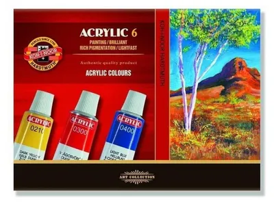 Produktbild von Acrylfarben 162701 Set 6 Farben 2921