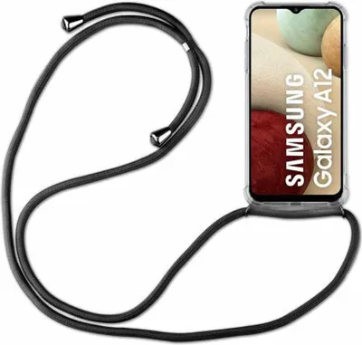 Produktbild von Handykette für Samsung Galaxy A12 Handyhülle mit Band Schutz Hülle Handy Tasche