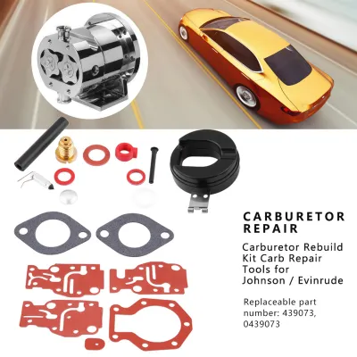 Image de Kit de reconstruction de carburateur Outils de réparation de carburateur pour Johnson / Evinrude 439073 0439073
