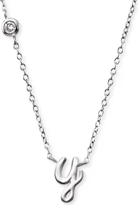 Produktbild von Engelsrufer Buchstaben Y Kette Silber ERN-INITIAL-Y mit Zirkonia