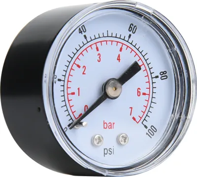 Produktbild von Manometer Rückanschluss, Axialdruckmanometer, Luftdruckmanometer, Wasserdruckmanometer, Manometer 1/8 BSPT