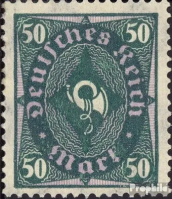 Produktbild von Briefmarken Deutsches Reich 1922 Mi 209Y , Vierpasswasserzeichen Fehlverwendung gestempelt Posthornzeichnung