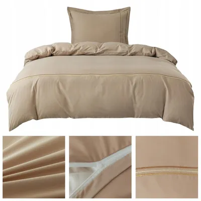 Produktbild von Lozkoholicy Lumera Bettwäsche 140x200 mit Stickerei beige