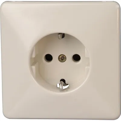Produktbild von Schuko-Steckdose 1-fach, UP, weiß,