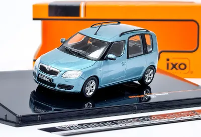 Obrázek produktu pro Škoda Roomster (2007) Světle Modrá Metalíza IXO 1:43