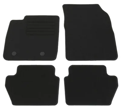Fußmatten-Set für Ford EcoSport, 02/2018-12/2022, 4-teilig, Schwarz
