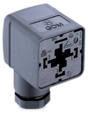 Produktbild von Hirschmann GDM3109-A0U-10F Ventilstecker Form A 3+PE PG9 200 Stk 934888105
