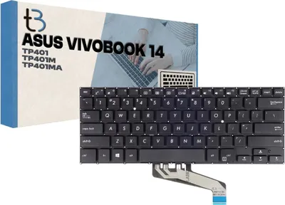 Immagine prodotto di Tastiera per laptop Tradebit per Asus VivoBook TP401, TP401M, TP401MA (QWERTY USA)