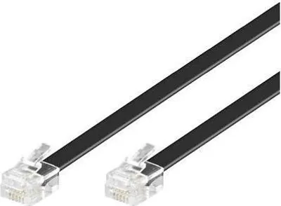 Image de Microconnect MPK106B Câble téléphonique 6 m Noir (MPK106B)