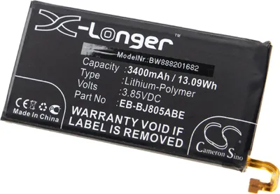 Produktbild von vhbw Akku Ersatz für Samsung EB-BJ805ABE, GH82-16480A für Handy Smartphone Telefon (3400 mAh, 3,85 V, Li-Polymer)