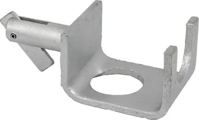 Produktbild von GeZu Impex® Untere Diagonalbefestigung verzinkt mit Kippstift für 38 mm Spindeln Diagonale befestigung Kippstift
