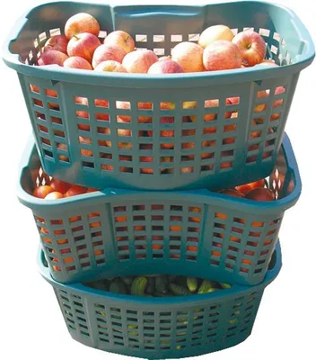 Produktbild von TETEROWER KUNSTSTOFF Drehstapelbehälter 35L grün (lebensmittelecht)