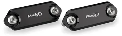 Produktbild von Puig 22242n Aprilia Rs 457 24-25 Spiegelstopfen Schwarz Schwarz One Size