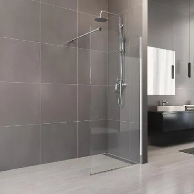 Obrázek produktu pro Mereo Novea - Sprchová stěna Walk-In 1200x2000 mm, chrom/čiré sklo CK10604H
