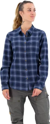 Produktbild von Fjällräven Övik Flannel Langarmhemd Blau S Frau Blau S