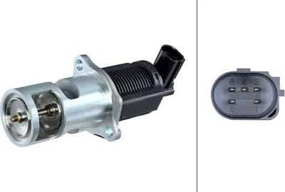 Produktbild von HELLA 6NU 014 864-481 AGR-Ventil mit Dichtung für RENAULT Clio III Schrägheck (BR0/1, CR0/1) Abgasrückführungsventil