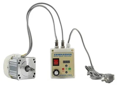 Immagine prodotto di Kit servomotore brushless - Servomotore CNC L85 - 750 W, 220 V - Controllo della velocità con servodriver - Sistema di controllo CNC ad alta precisione - Magnete permanente - Avorio