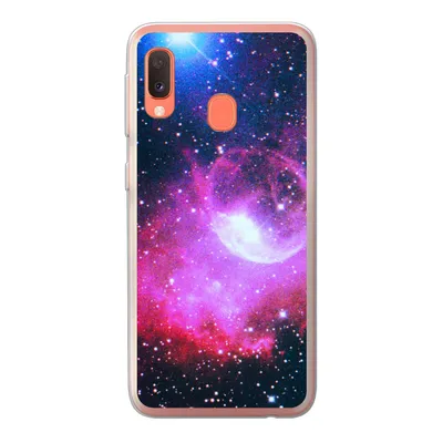 Produktbild von MuchoWow® Handyhülle Schutzhülle Hülle für Samsung Galaxy A20e Universum - Planeten - Rosa - Jungen - Mädchen - Kinder Silikon Softcase Handy Hülle - Abdeckung