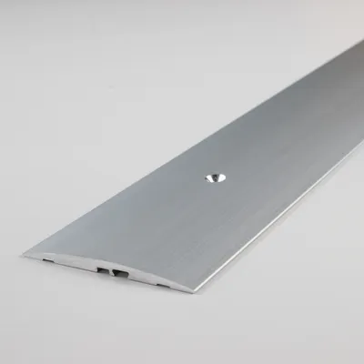 Produktbild von PROVISTON | Übergangs- & Ausgleichsprofil | Aluminium | 60 x 4 x 2700 mm | Silber | Bodenprofil | Metallprofil | Übergangsschiene