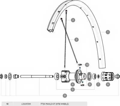 Immagine prodotto di Mavic Fts-x Artigli 2 Unità Argento Argento Taglia Unica