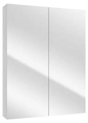 Produktbild von Aqua For You | Spiegelschrank Gizmo E60 - Hängeschrank - Weiß - 60x76x12 Cm - 2 Türen - Holz Mdf