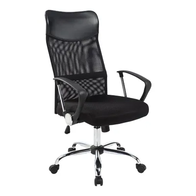 Obrázek produktu pro Ergonomická kancelářská židle s vysokou opěrkou - černá