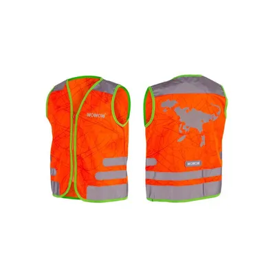 Image de Wowow Gilet réfléchissant pour enfants Nutty Orange Gr. Xs